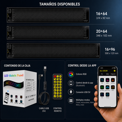 Panel LED Matrix Flexible